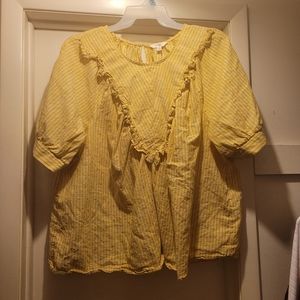 Never Worn! Yellow blouse